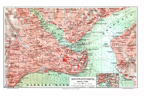 Konstantinopel 1895 Leinwanddruck